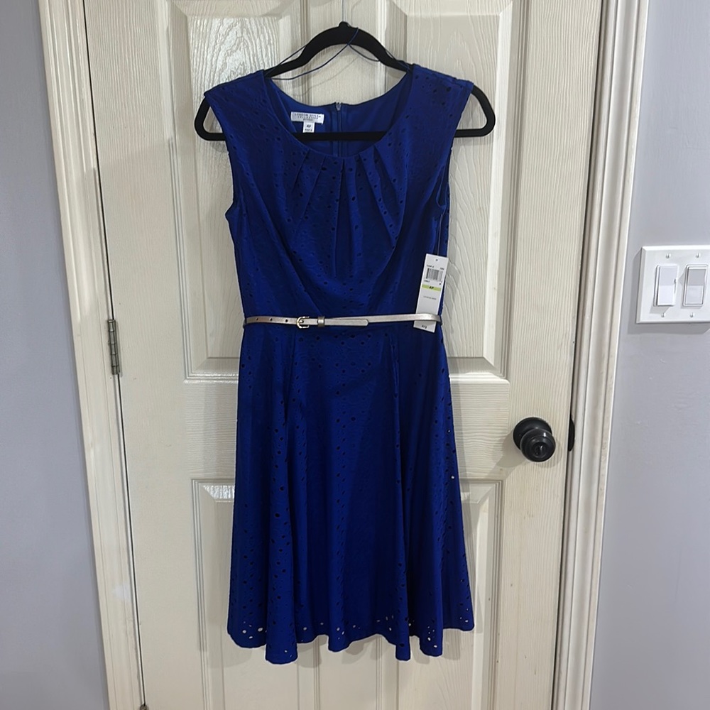 Petite eyelet dress